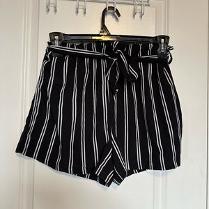 striped shorts